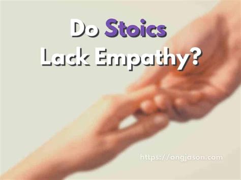 Do Stoics lack empathy?